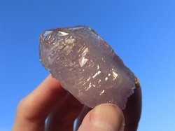 Ametystový krystal window quartz 65,42 g  Mexiko - SVĚTELNÁ KATEDRÁLA